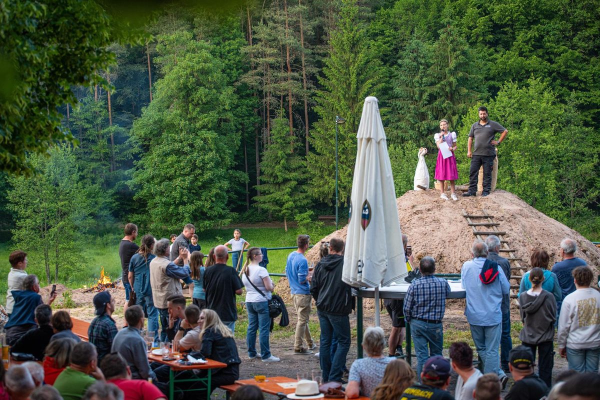 Köhlerfest am Kohlenmeilerplatz 50 Jahre Jubiläum